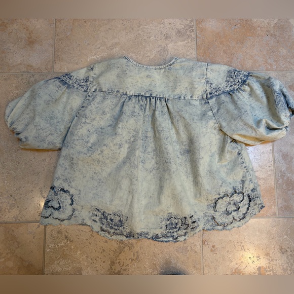 Free People Women’s Embroidered Top - Picture 4 of 5